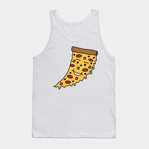 Pizza Slice Tank Top by Radradrad